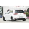 Rieger vložka zadního nárazníku pro Volkswagen Golf 7 vč. GTD 3-dvéř., 5-dvéř. před faceliftem, plast ABS lakovaný do černé lesklé barvy