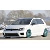 Rieger lipa pod přední nárazník pouze pro R / R-Line pro Volkswagen Golf 7 vč. R 3-dvéř., 5-dvéř. před faceliftem, 10/12-12/16, 12/13-12/16, plast ABS lakovaný do černé lesklé barvy