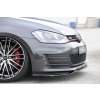 Rieger lipa pod přední nárazník pouze pro GTI / GTD pro Volkswagen Golf 7 GTD, GTI 3-dvéř., 5-dvéř. před faceliftem, 04/13-12/16, 06/13-12/16, plast ABS lakovaný do černé lesklé barvy