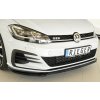 Rieger lipa pod přední nárazník pouze pro GTI / GTD / GTE pro Volkswagen Golf 7 GTD, GTE, GTI 3-dvéř., 5-dvéř. po faceliftu, 02/17-, plast ABS lakovaný do černé lesklé barvy