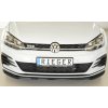 Rieger lipa pod přední nárazník pouze pro GTI / GTD / GTE pro Volkswagen Golf 7 GTD, GTE, GTI 3-dvéř., 5-dvéř. po faceliftu, 02/17-, plast ABS lakovaný do černé lesklé barvy