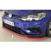 Rieger lipa pod přední nárazník pouze pro R / R-Line pro Volkswagen Golf 7 R, R-Line 3-dvéř., 5-dvéř. po faceliftu, 02/17-, plast ABS bez povrchové úpravy