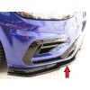 Rieger lipa pod přední nárazník pouze pro R / R-Line pro Volkswagen Golf 7 R, R-Line 3-dvéř., 5-dvéř. po faceliftu, 02/17-, plast ABS lakovaný do černé lesklé barvy