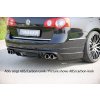 Rieger spoiler pod zadní nárazník pro Volkswagen Passat 3C combi před faceliftem r.v. 03/05-07/10, plast ABS bez povrchové úpravy, pro dvojité koncovky na obou stranách
