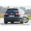 Rieger spoiler pod zadní nárazník pro Volkswagen Passat 3C combi před faceliftem r.v. 03/05-07/10, plast ABS bez povrchové úpravy, pro dvojité koncovky na obou stranách