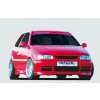 Rieger spoiler pod přední nárazník pro Volkswagen Polo 4 6N 3-dvéř., 5-dvéř., r.v. 10/94-01, plast ABS bez povrchové úpravy, "flat version", se styling paketem