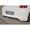 Rieger spoiler pod zadní nárazník pro Volkswagen Polo 6 6R 3-dvéř., 5-dvéř. před faceliftem r.v. 04/09-01/14, plast ABS bez povrchové úpravy, pro orig. koncovku vlevo