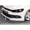 Rieger lipa pod přední nárazník Rieger pro Volkswagen Scirocco 3 13 2-dvéř. před faceliftem, 08/08-04/14, plast ABS bez povrchové úpravy, pod přední spoiler Rieger obj. kód K 00014100