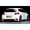 Rieger spoiler pod zadní nárazník pro Volkswagen Scirocco 3 13 2-dvéř. před faceliftem r.v. 08/08-04/14, plast ABS bez povrchové úpravy, pro dvojitou koncovku vlevo