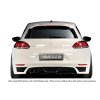 Rieger spoiler pod zadní nárazník pro Volkswagen Scirocco 3 13 2-dvéř. před faceliftem r.v. 08/08-04/14, plast ABS bez povrchové úpravy, pro dvojitou koncovku vlevo