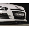 Rieger maska chladiče lesklá černá pro Volkswagen Scirocco 3 13 2-dvéř. před faceliftem, plast ABS lakovaný do černé lesklé barvy