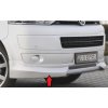Rieger spoiler pod přední nárazník pro Volkswagen T5 bus  po faceliftu, r.v. 09/09-, plast ABS bez povrchové úpravy