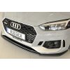 Rieger lipa pod přední nárazník pro Audi RS5 B9, F5 kupé, 03/17-02/20, plast ABS bez povrchové úpravy