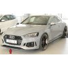 Rieger lipa pod přední nárazník pro Audi RS5 B9, F5 kupé, 03/17-02/20, plast ABS bez povrchové úpravy