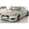 Rieger lipa pod přední nárazník pro Audi RS5 B9, F5 kupé, 03/17-02/20, plast ABS bez povrchové úpravy