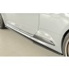 Rieger spoiler pod boční práh mont. strana levá pro Audi RS5 B9, F5 kupé, 03/17-02/20, plast ABS lakovaný do černé lesklé barvy