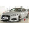 Rieger spoiler pod boční práh mont. strana levá pro Audi RS5 B9, F5 kupé, 03/17-02/20, plast ABS lakovaný do černé lesklé barvy