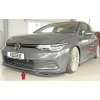 Rieger lipa pod přední nárazník pro Volkswagen Golf 8 3-dvéř., 12/19-, plast ABS bez povrchové úpravy