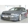 Rieger lipa pod přední nárazník pro Volkswagen Golf 8 3-dvéř., 12/19-, plast ABS lakovaný do černé lesklé barvy