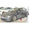 Rieger spoiler pod boční práh mont. strana levá pro Volkswagen Golf 8 3-dvéř., 12/19-, plast ABS lakovaný do černé lesklé barvy