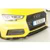 Rieger lipa pod přední nárazník pro Audi A4 B9, F4 avant, 08/15-07/18, plast ABS lakovaný do černé lesklé barvy