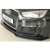 Rieger lipa pod přední nárazník pro Audi RS3 8V 5-dvéř. (sportback 8VA / 8VF), 04/15-01/17, plast ABS lakovaný do černé lesklé barvy