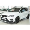 Rieger lipa pod přední nárazník pro Seat Ateca Cupra 5FP, 09/18-07/20, plast ABS lakovaný do černé lesklé barvy