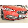 Rieger lipa pod přední nárazník pro Seat Leon KL 5-dvéř., 04/20-, plast ABS bez povrchové úpravy