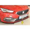 Rieger lipa pod přední nárazník pro Seat Leon KL 5-dvéř., 04/20-, plast ABS bez povrchové úpravy