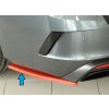 Rieger spoiler pod zadní nárazník na levé straně pro Škoda Octavia RS NX combi r.v. 07/20-, plast ABS bez povrchové úpravy