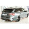 Rieger spoiler pod zadní nárazník na levé straně pro Škoda Octavia RS NX combi r.v. 07/20-, plast ABS bez povrchové úpravy
