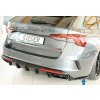 Rieger spoiler pod zadní nárazník na levé straně pro Škoda Octavia RS NX combi r.v. 07/20-, plast ABS lakovaný do černé lesklé barvy