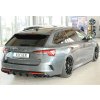 Rieger spoiler pod zadní nárazník na pravé straně pro Škoda Octavia RS NX combi r.v. 07/20-, plast ABS lakovaný do černé lesklé barvy