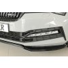 Rieger lipa pod přední nárazník pro Škoda Superb III 3T, 3V combi, 08/19-, plast ABS lakovaný do černé lesklé barvy