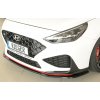 Rieger lipa pod přední nárazník pro Hyundai i30 N PDE 5-dvéř. (fastback), 05/21-, plast ABS lakovaný do černé lesklé barvy