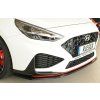 Rieger lipa pod přední nárazník pro Hyundai i30 N-Performance PDE 5-dvéř. (fastback), 05/21-, plast ABS lakovaný do černé lesklé barvy