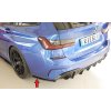 Rieger spoiler pod zadní nárazník na levé straně pro BMW řada 3 G20 sedan r.v. 03/19-, plast ABS lakovaný do černé lesklé barvy
