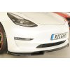 Rieger lipa pod přední nárazník pro Tesla Model 3 003, 06/18-, plast ABS lakovaný do černé lesklé barvy