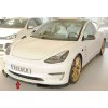 Rieger lipa pod přední nárazník pro Tesla Model 3 003, 06/18-, plast ABS lakovaný do černé lesklé barvy