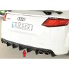 Rieger vložka zadního nárazníku pro Audi TTS 8J-FV, 8S roadster, plast ABS lakovaný do černé lesklé barvy
