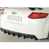 Rieger spoiler pod zadní nárazník na pravé straně pro Audi TTS 8J-FV, 8S roadster r.v. 07/14-08/18, plast ABS lakovaný do černé lesklé barvy