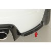 Rieger spoiler pod zadní nárazník na pravé straně pro Audi TT RS 8J, 8J1-FV, 8S roadster r.v. 05/16-08/18, plast ABS lakovaný do černé lesklé barvy