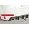 Rieger spoiler pod zadní nárazník na levé straně pro Audi TT RS 8J, 8J1-FV, 8S roadster r.v. 05/16-08/18, plast ABS lakovaný do černé lesklé barvy