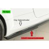 Rieger spoiler pod boční práh (ca. 19mm) mont. strana pravá pro Audi TT RS 8J, 8J1-FV, 8S roadster, 05/16-08/18, plast ABS lakovaný do černé lesklé barvy