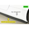Rieger spoiler pod boční práh (ca. 19mm) mont. strana levá pro Audi TT RS 8J, 8J1-FV, 8S roadster, r.v. 05/16-08/18, plast ABS bez povrchové úpravy