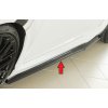 Rieger spoiler pod boční práh (ca. 19mm) mont. strana levá pro Audi TT 8J-FV, 8S roadster, 09/18-, plast ABS lakovaný do černé lesklé barvy