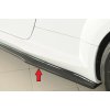 Rieger spoiler pod boční práh (ca. 19mm) mont. strana levá pro Audi TT 8J-FV, 8S roadster, 09/18-, plast ABS lakovaný do černé lesklé barvy