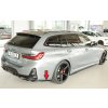 Rieger spoiler pod zadní nárazník na pravé straně pro BMW řada 3 G21 touring r.v. 07/22-, plast ABS lakovaný do černé lesklé barvy