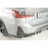 Rieger spoiler pod zadní nárazník na levé straně pro BMW řada 3 G21 touring r.v. 07/22-, plast ABS lakovaný do černé lesklé barvy