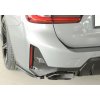 Rieger spoiler pod zadní nárazník na levé straně pro BMW řada 3 G21 touring r.v. 07/22-, plast ABS lakovaný do černé lesklé barvy